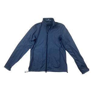 Men’s Greyson Full Zip Lightweight Gray Windbreaker Jacket Size Small